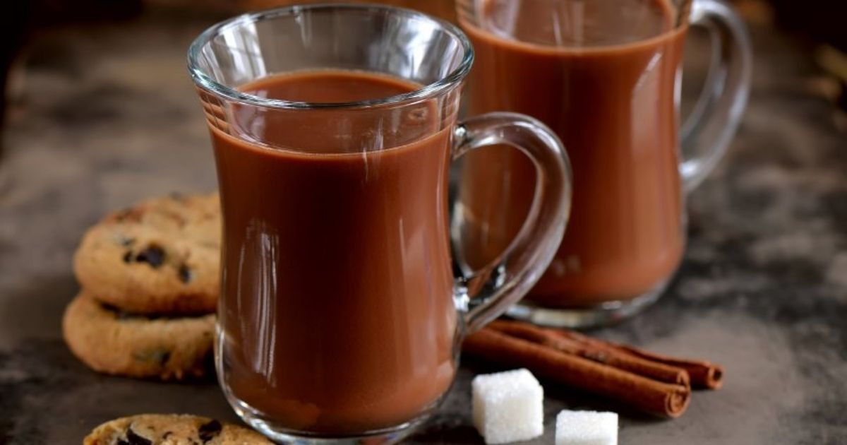 chocolate quente sem creme de leite