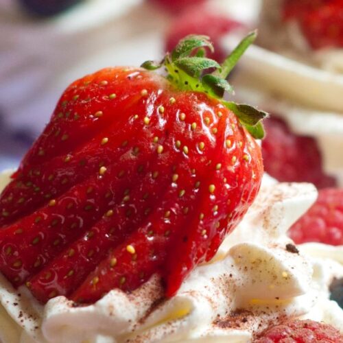 Merengue de Morango