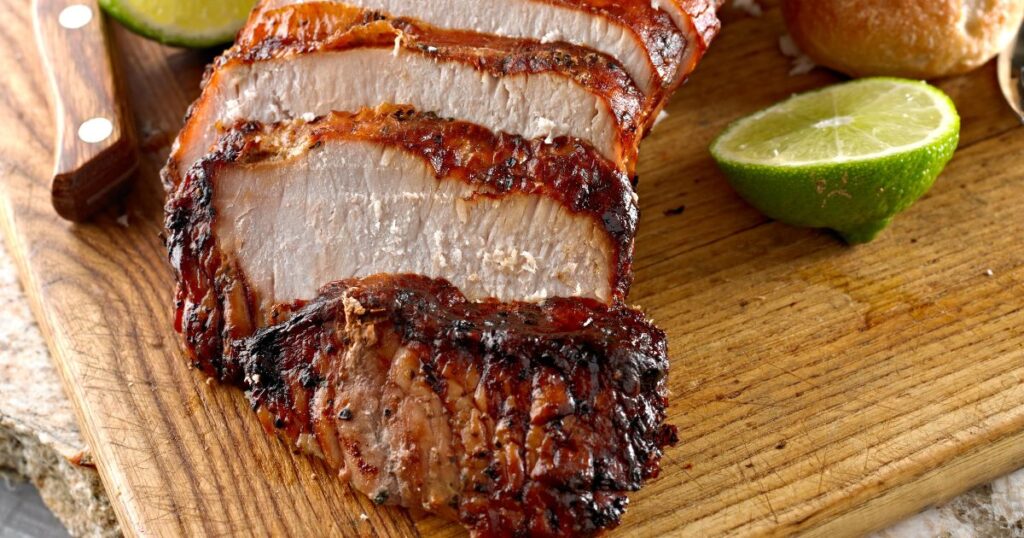 Picanha Suína ao molho barbecue