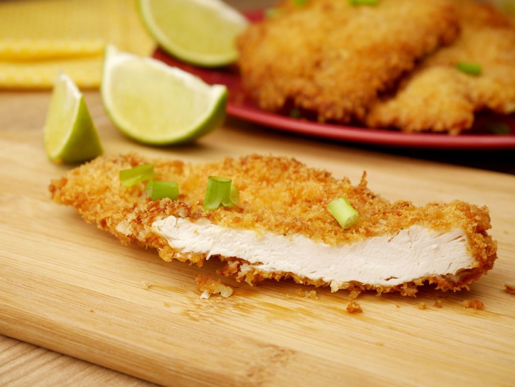 Frango à Milanesa Sem Ovo
