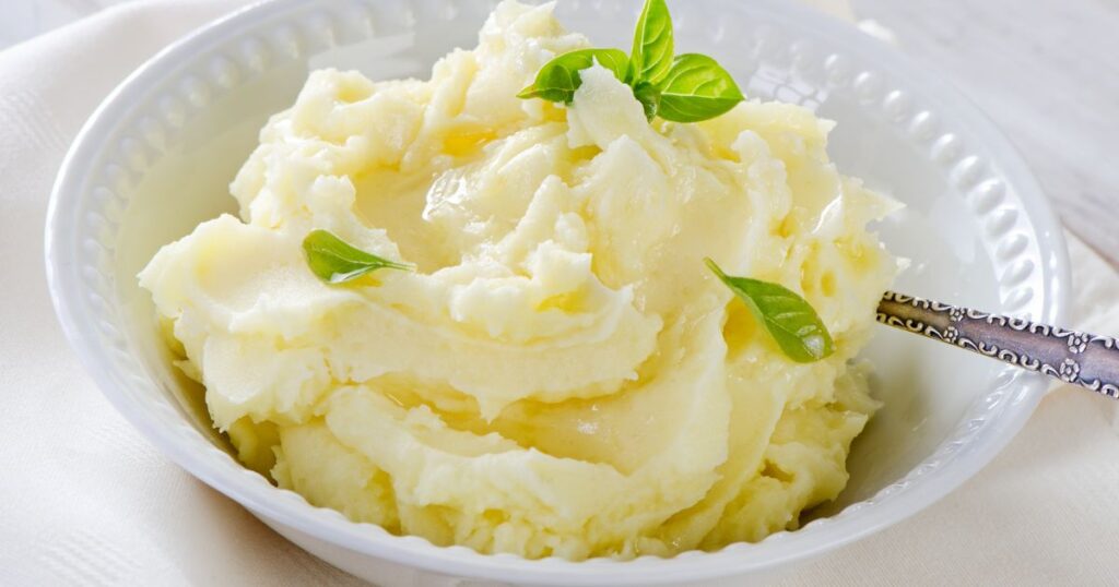purê de batata sem leite