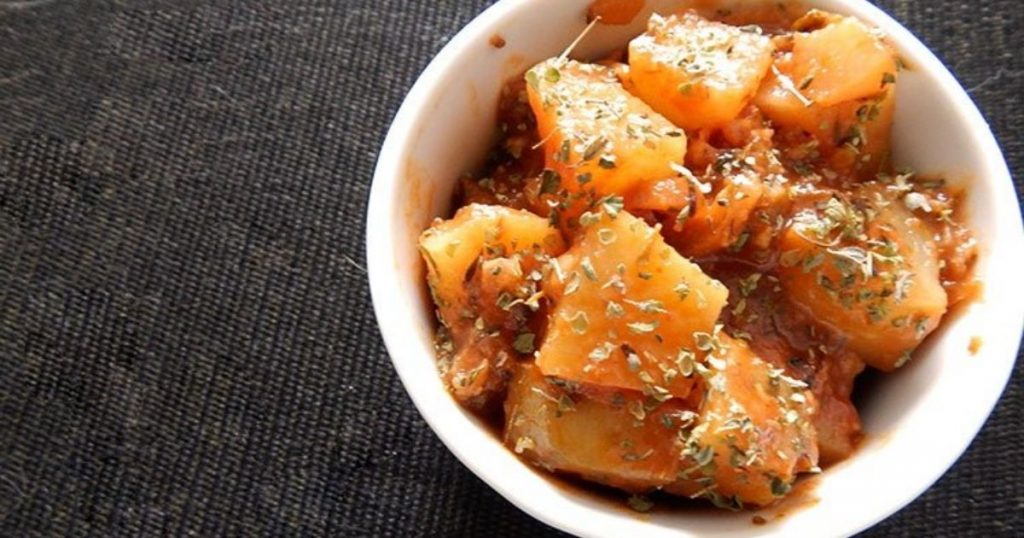 Batata doce à mineira