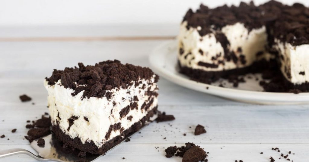 Semifrio de bolacha Oreo