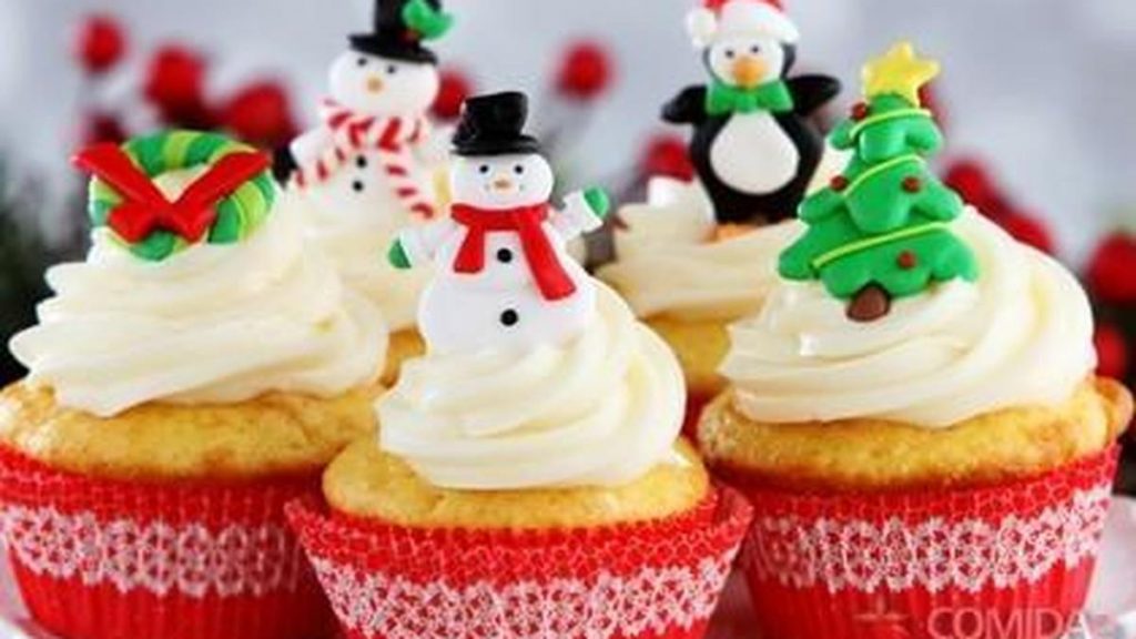 Receita de cupcake de natal