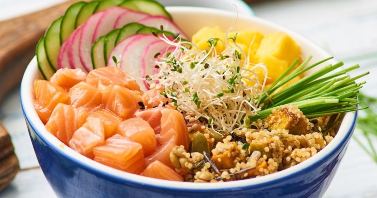 Poke de salmão