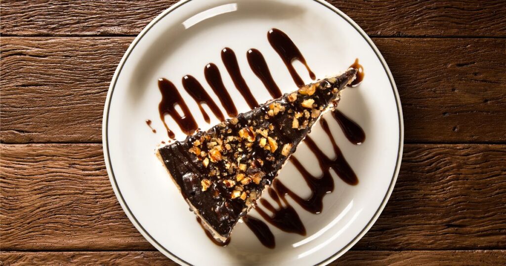 Suflê romântico de chocolate