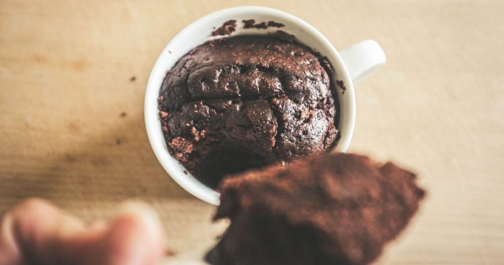 Bolo de caneca fit