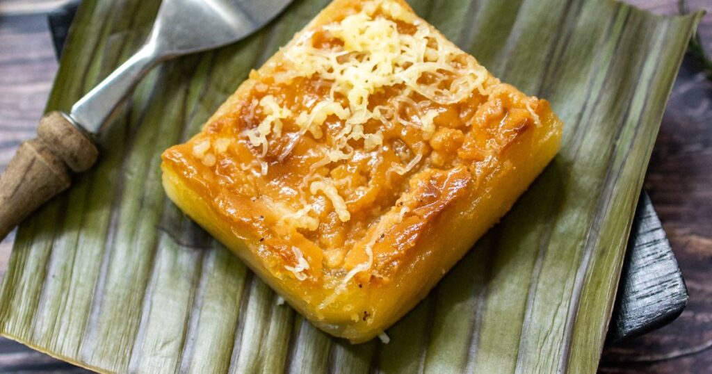 Bolo de aipim cremoso