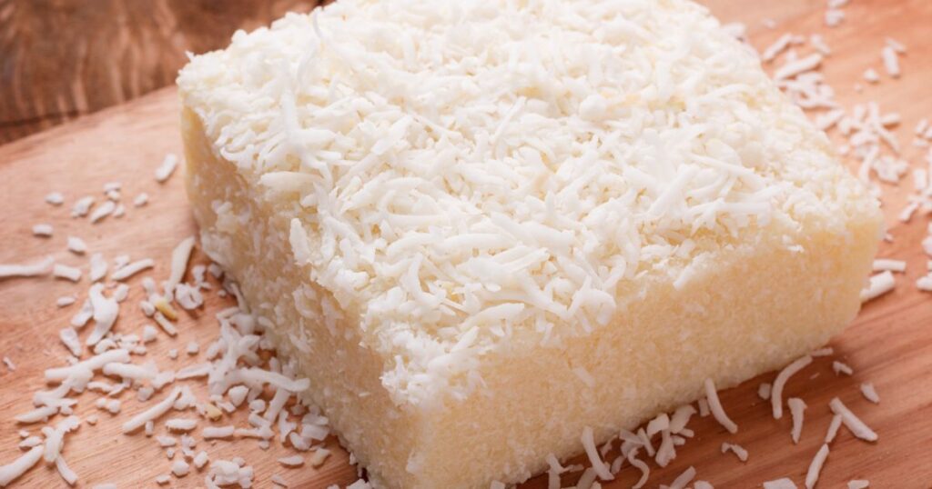 Bolo de tapíoca granulada