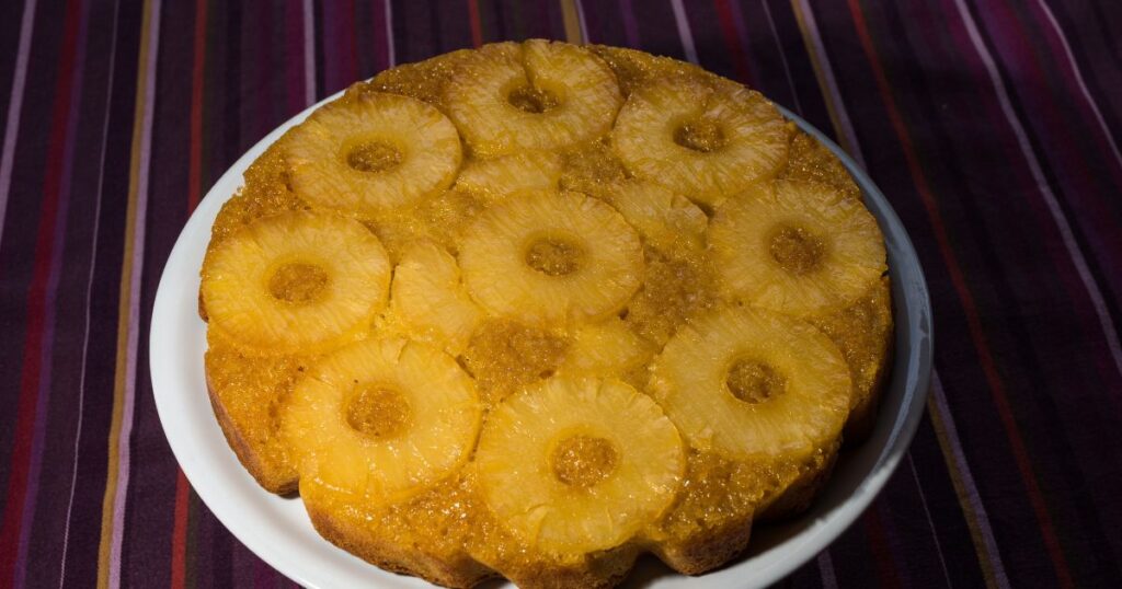 Receita de bolo de abacaxi
