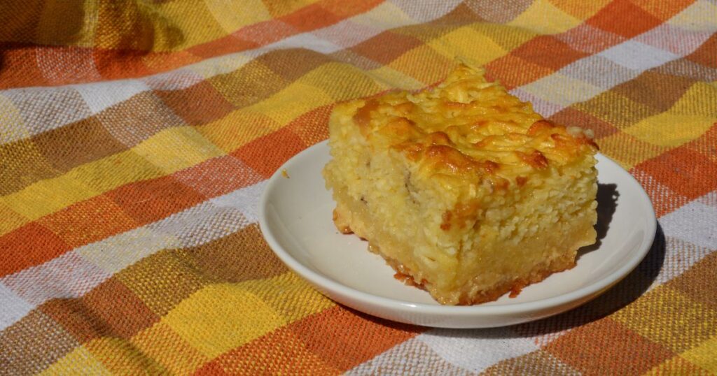 bolo de macaxeira cozida