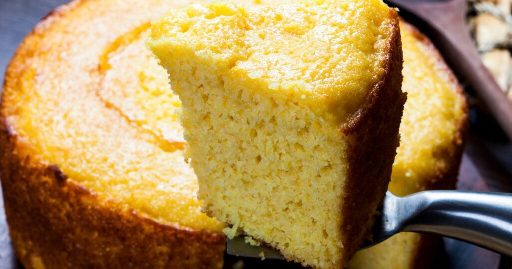Bolo de farinha de trigo simples