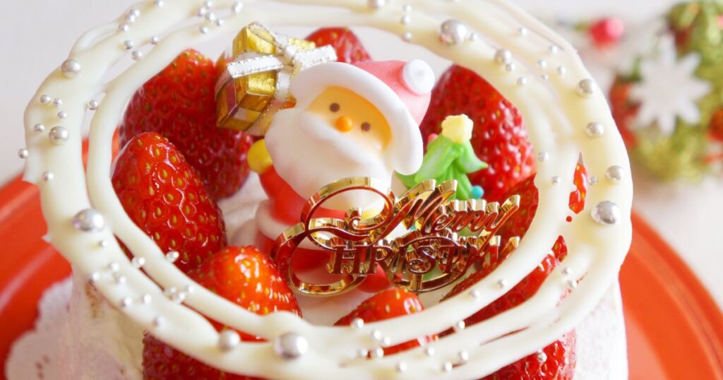 Bolo de natal decorado