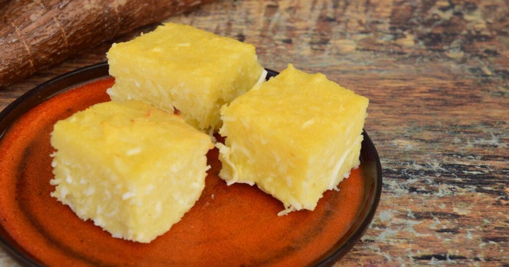 Receita de bolo de macaxeira