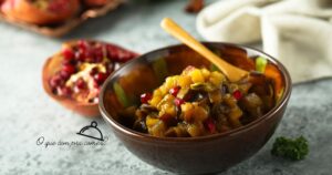 antepasto de berinjela na panela