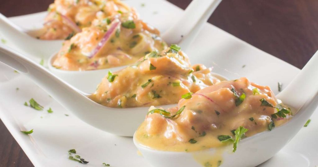 Ceviche de salmão