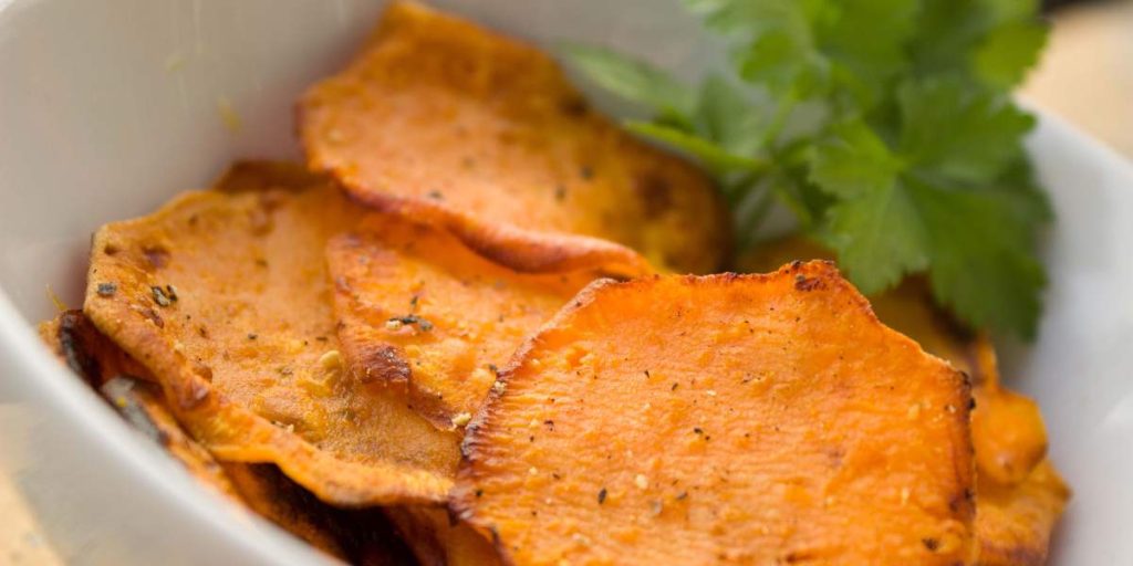 como fazer chips de batata doce na airfryer