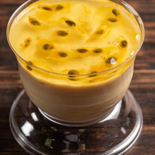 mousse de maracujá cremoso