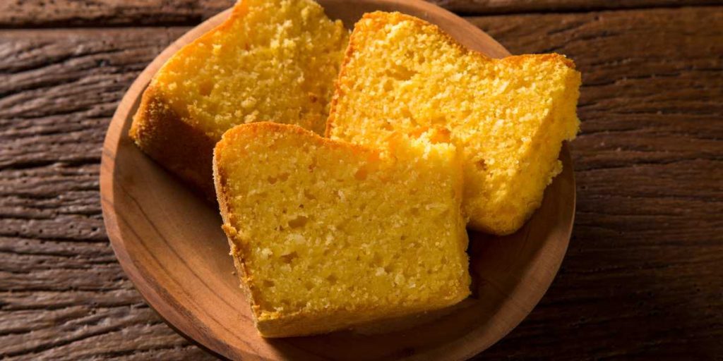 bolo de milho com farinha de milho