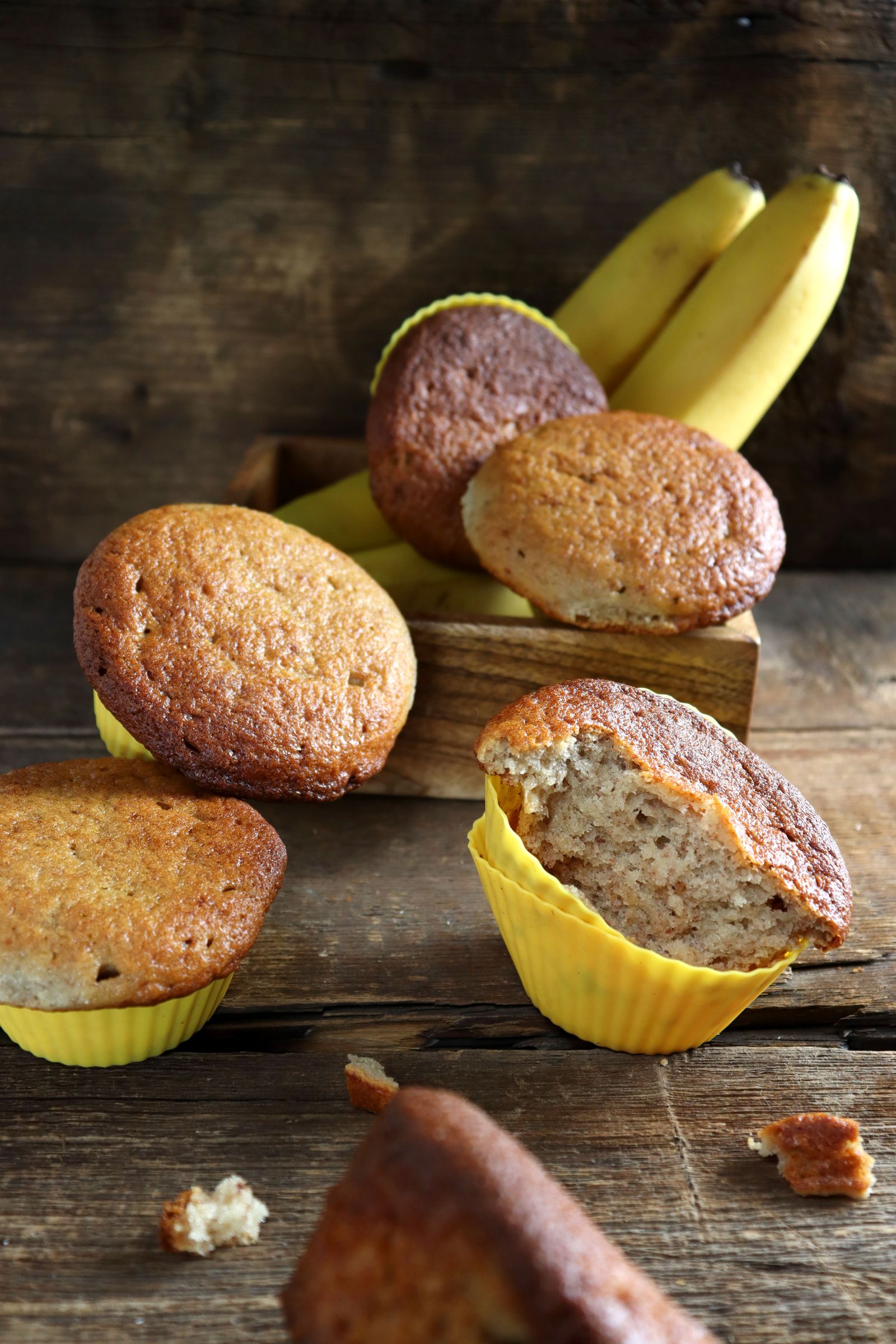 Bolinho de banana de liquidificador com canela